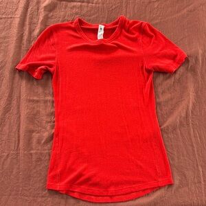 Women’s Red Lululemon tee